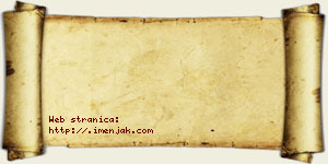 Kristina Bjelonić vizit kartica